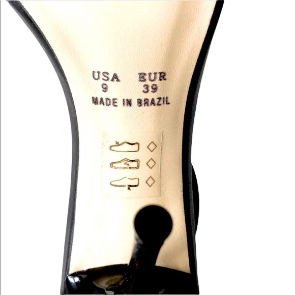 🇧🇷NWT: Le Chateau Lux: black strappy stilettos - Picture 6 of 7